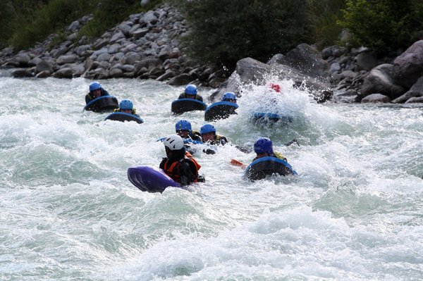 Hydrospeed sul fiume Noce in Val di Sole | © Archivio Rafting Center Val di Sole