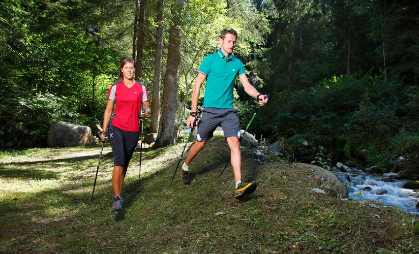 Nordic walking in Val di Sole | © Archivio APT Val di Sole - Ph Brianimage