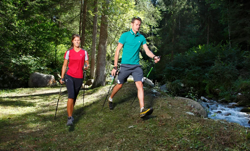 Nordic walking in Val di Sole | © Archivio APT Val di Sole - Ph Brianimage