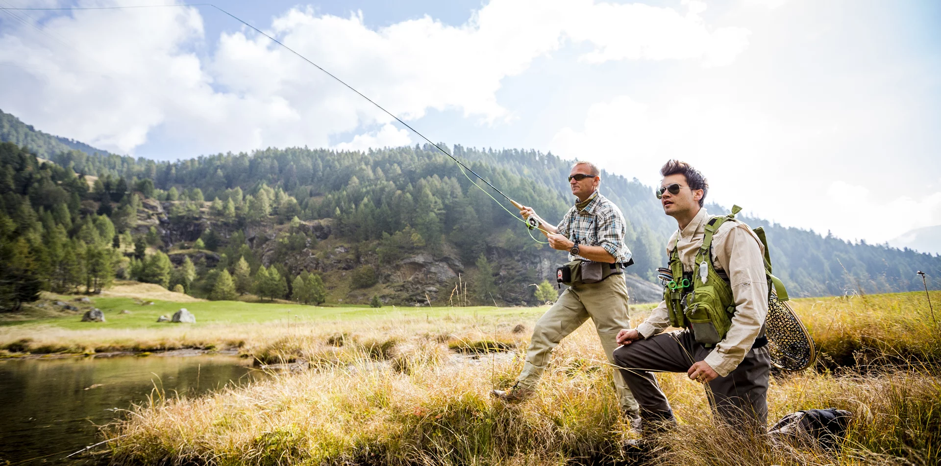 Pesca in Val di Sole al Lago Covel | © Archivio APT Val di Sole - Ph Roby Bragotto