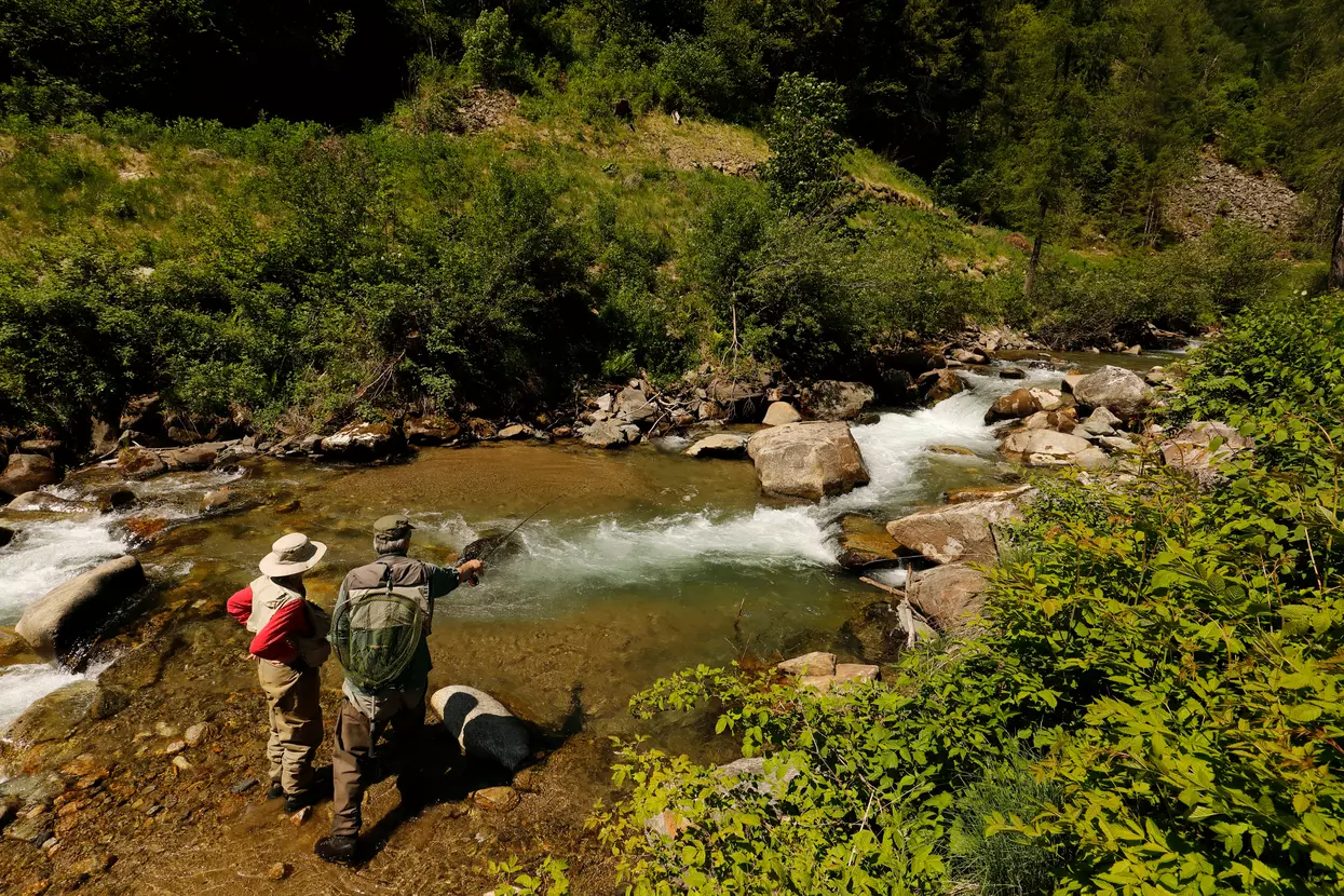Pesca nel torrente Rabbies  | © Archivio APT Val di Sole - Ph Alessandro Seletti 