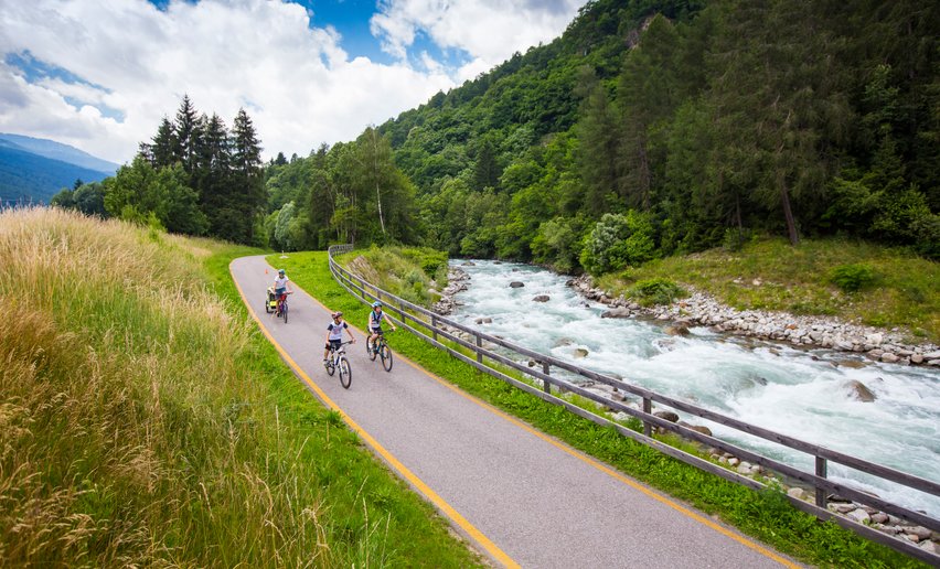 Pista Ciclabile Val di Sole | © Archivio APT Val di Sole - Ph Matteo Cappè