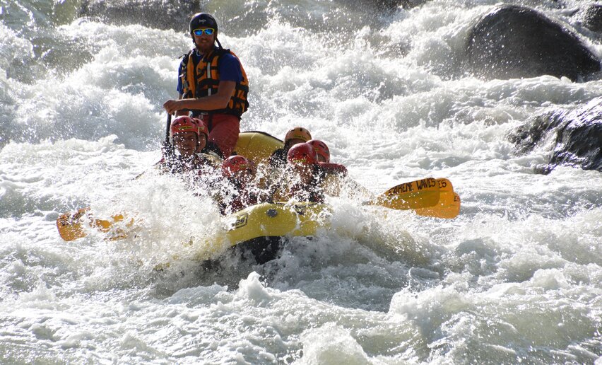 Rafting on the River Noce in Val di Sole