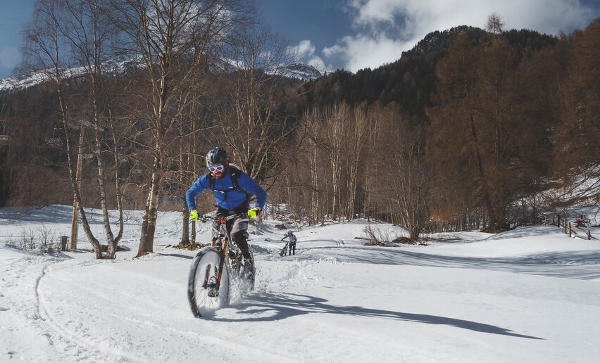 Fat bike a Passo del Tonale | © Archivio APT Val di Sole - Ph Caspar Diederick 