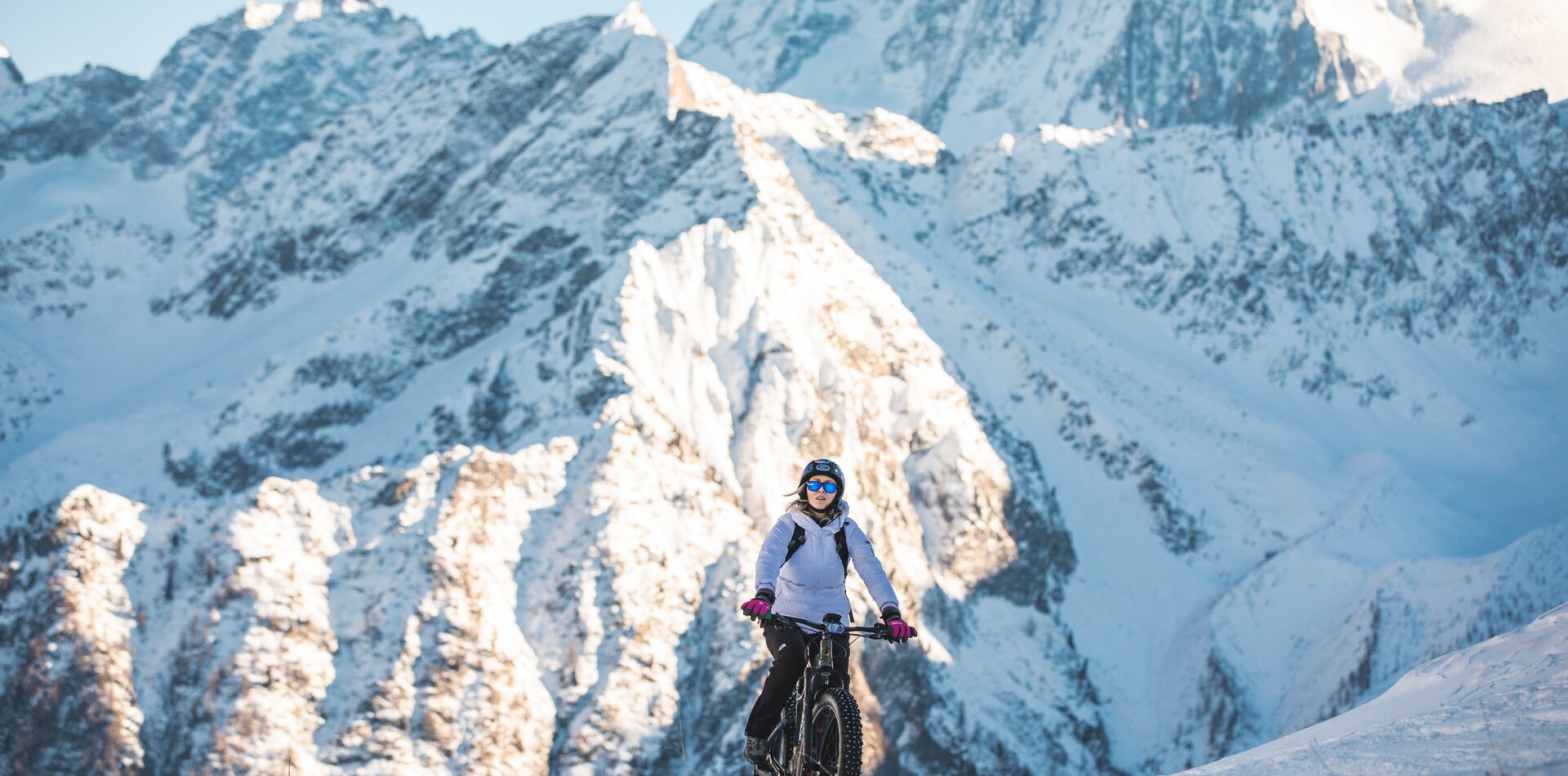 Fat bike a Passo del Tonale | © Archivio APT Val di Sole - Ph Federico Modica