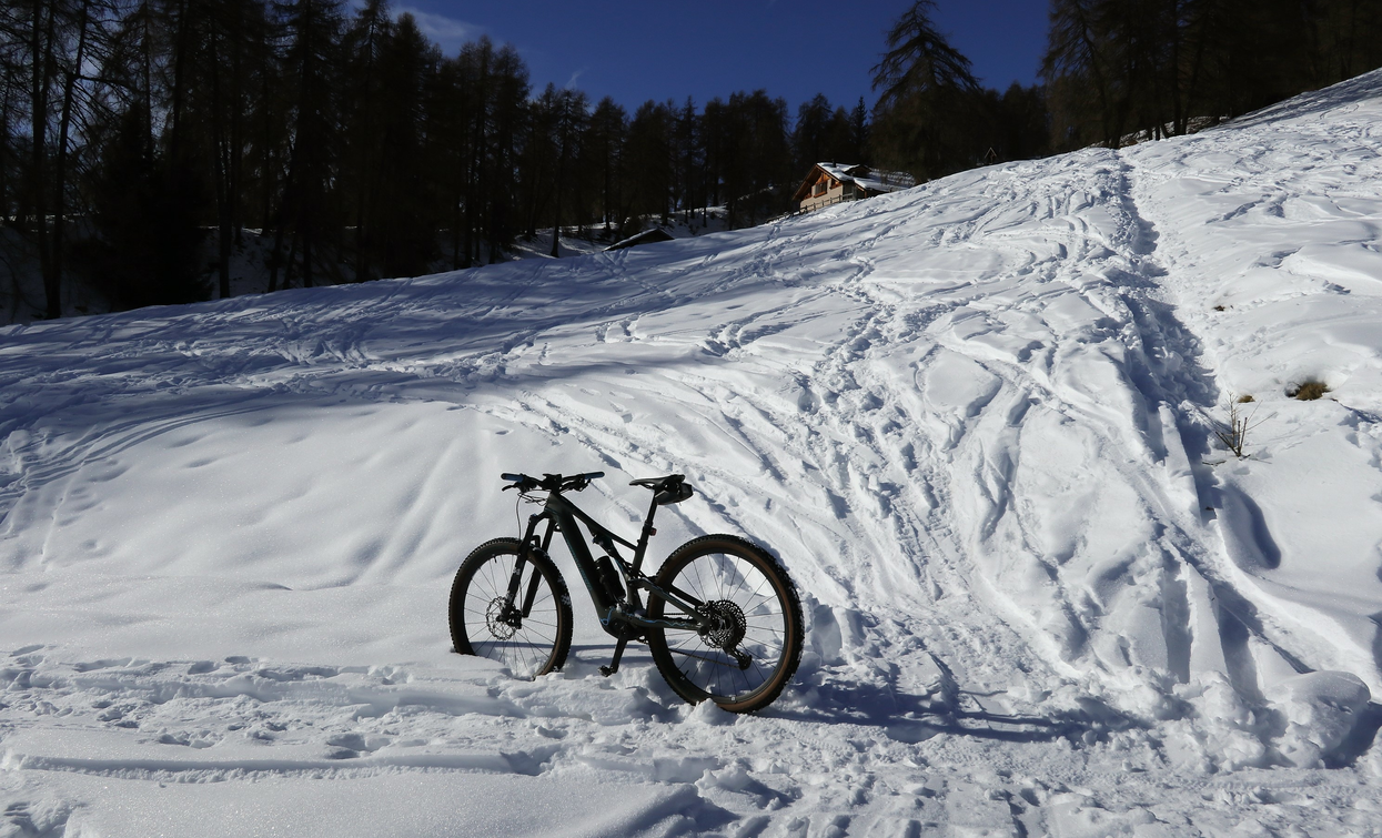 E-bike sulla neve | © Archivio Andreis Bike Rent