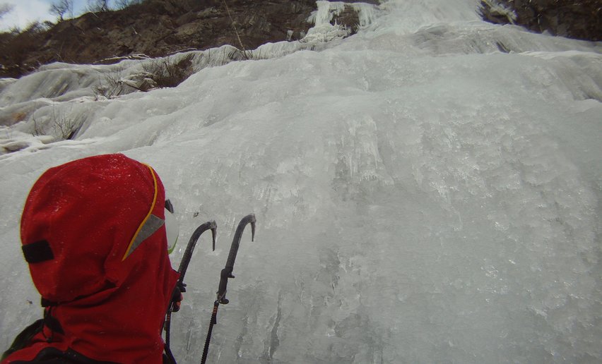 Ice climbing  in Val di Sole_Cascate in Valpiana | © Archivio APT Val di Sole - Ph Stefano Dalla Valle