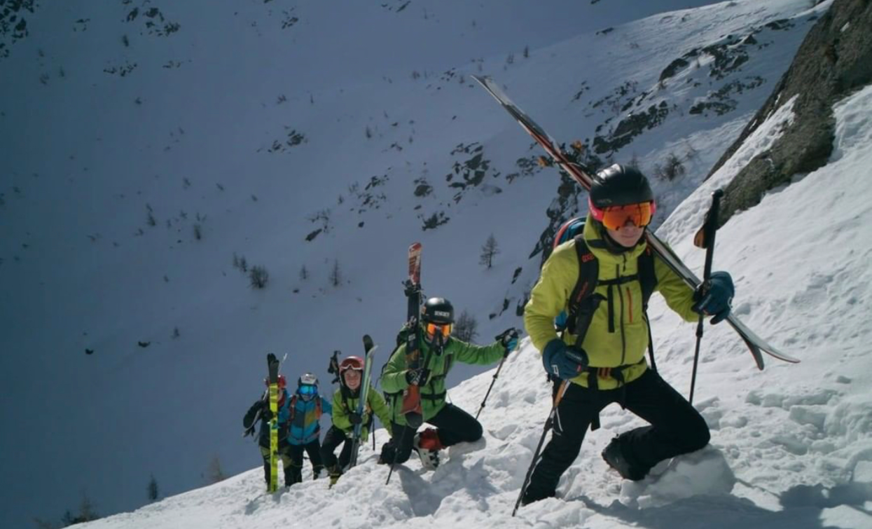 Freeride e alpinismo | © Archivio Scuola Sci e Snowboard Evolution Passo Tonale