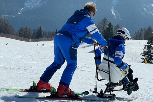 Sci accessibile - Scuole sci Folgarida Marilleva | © Archivio APT Val di Sole 