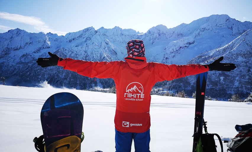 Snowkite Passo Tonale | © Archivio Nikite Snowkite School