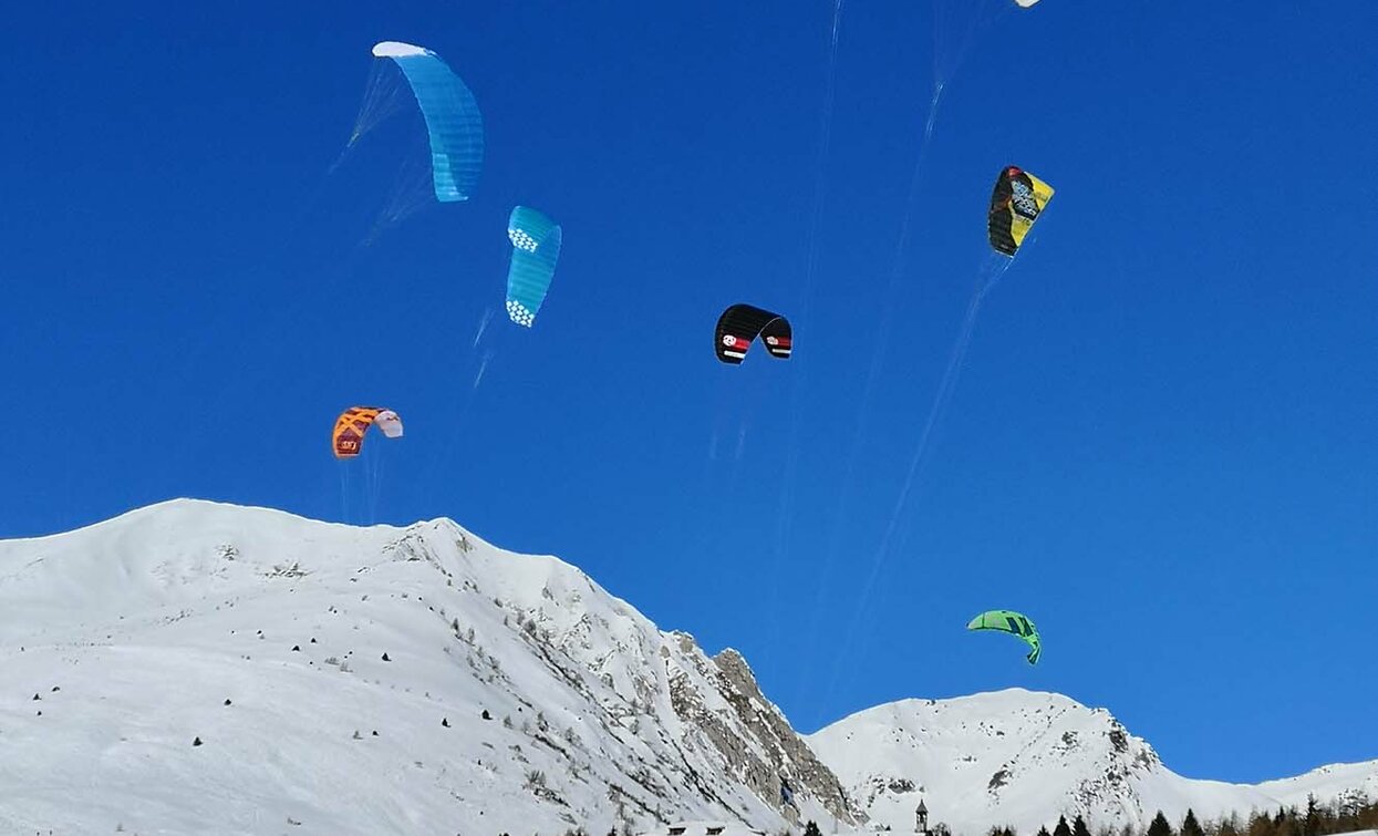 Snowkite Tonale | © Archivio Nikite Snowkite School