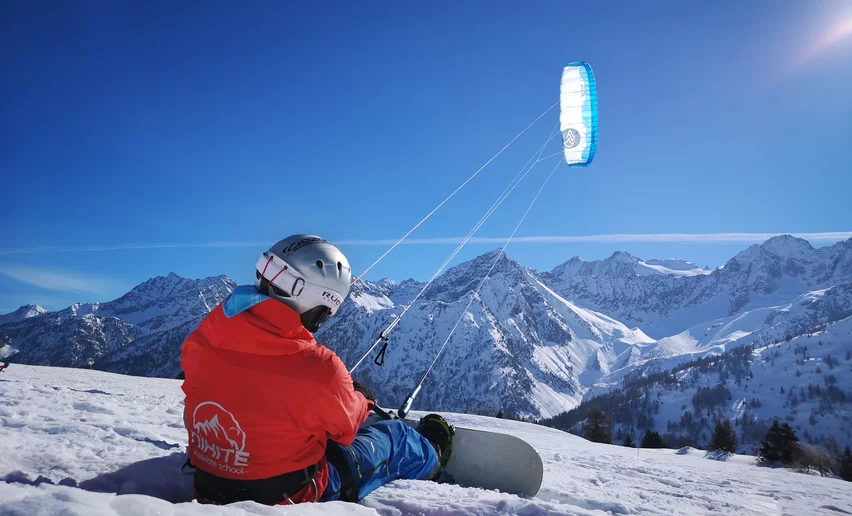 Snowkite Passo Tonale | © Archivio Nikite Snowkite School